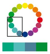 Farbkreis harmonisch